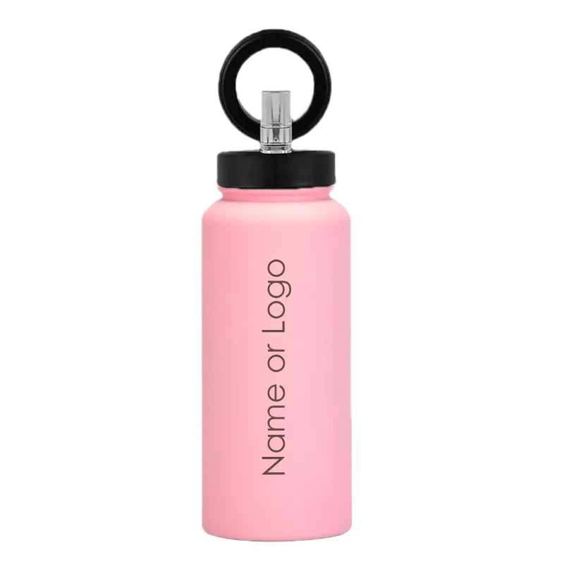 Magnetic Water Bottle with Phone Holder