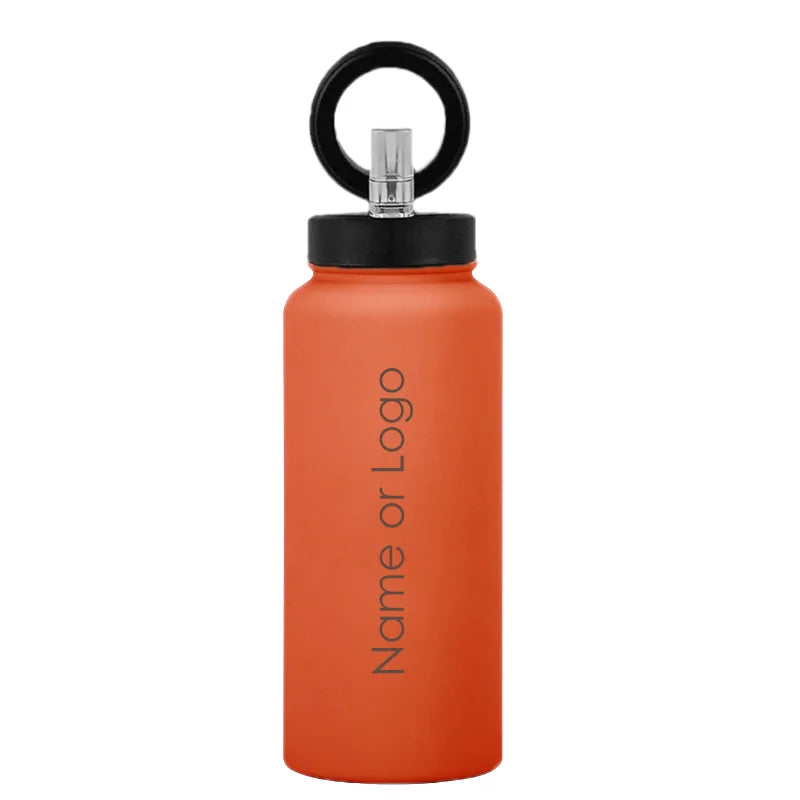 Magnetic Water Bottle with Phone Holder