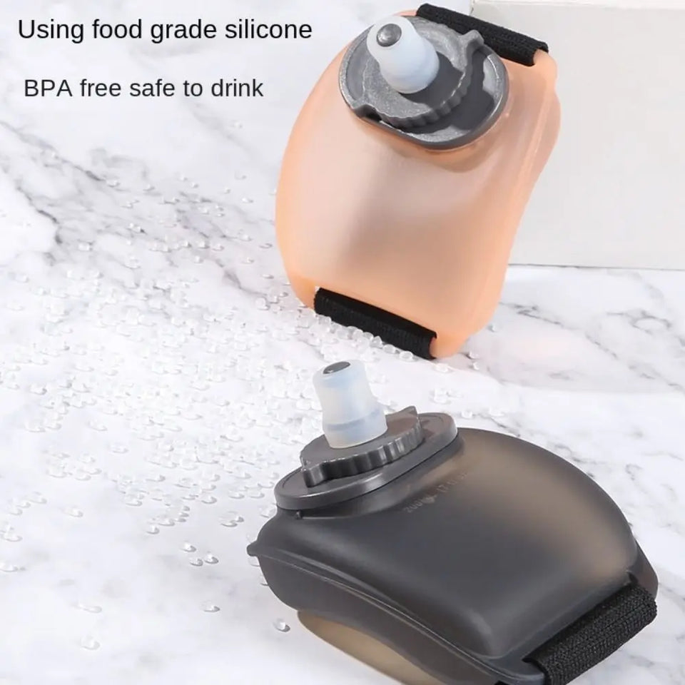 Mini Water Bottle for Running – Handheld 200ml Fitness Flask